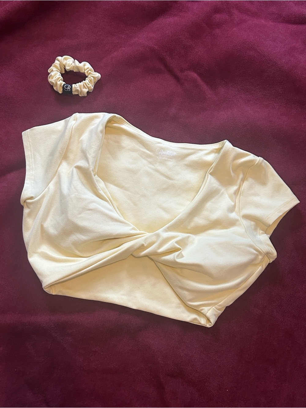 NWOT Bonbshell Fab Bust Bra & Scrunchie - Chiffon, size S - Picture 7 of 14